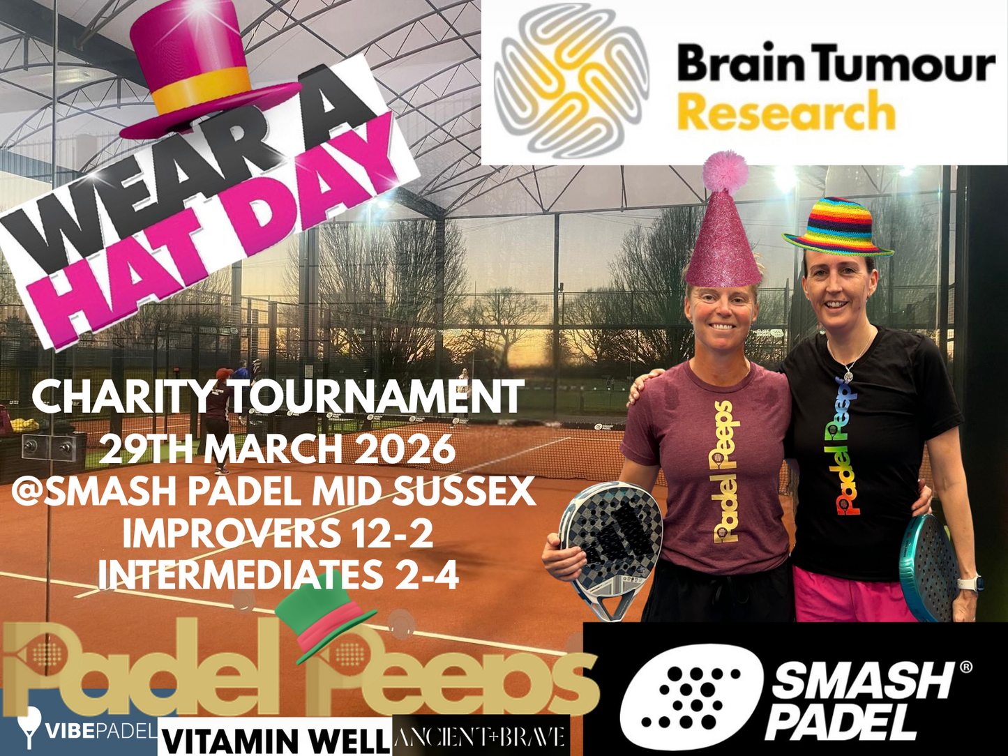 Padel Peeps Brain Tumour Research Charity Tournament